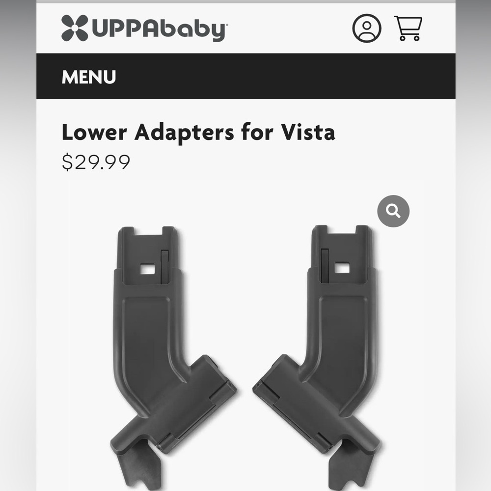 New Lower Adapters for UppaBaby Vista